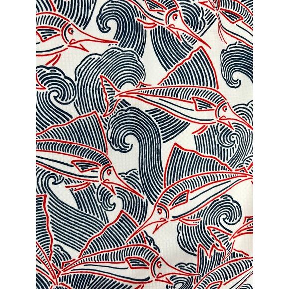 Men’s Columbia Super Tamiami Marlin Print Vented Fishing Shirt 2XL Excellent - Picture 7 of 12